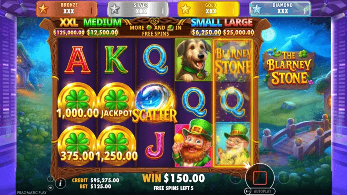 The Blarney Stone – Jackpot Reveal bonuso ruletė